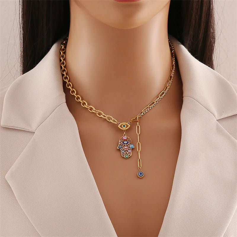 Hamsa Schmuck Set